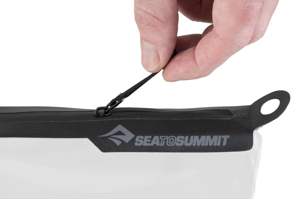 Sea to Summit TravellingLight Clear Zip Pouch with Travel Bottles, TSA Approved Toiletry Kit