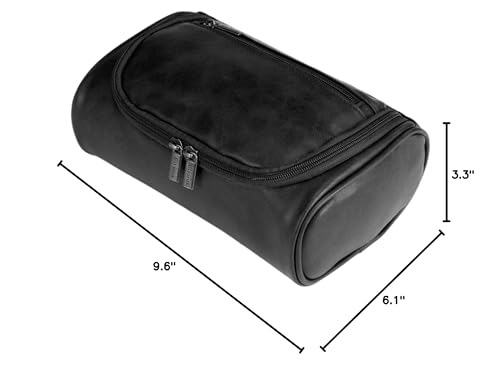 Shcnlery Personalized Small Toiletry Bag for Men,Minimalist Travel Toiletry Organizer Dopp Kit Water - resistant Makeup Bag for Travel Essentials,Travel Gifts For Men Unique