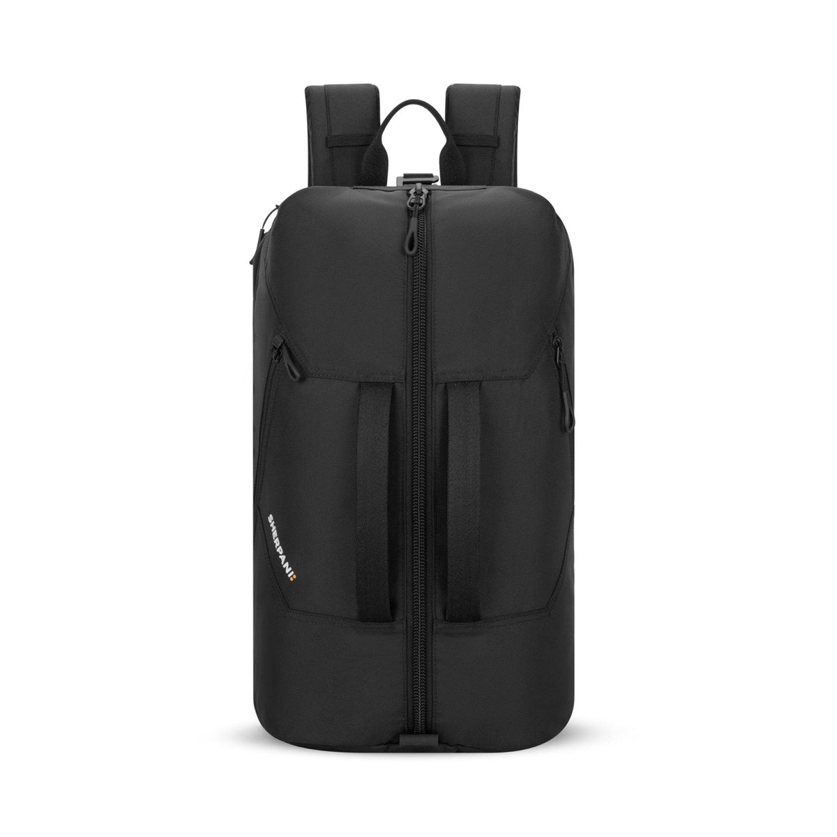 Sherpani Juno, 2 in 1 Travel Backpack, Expandable Carry-On, Duffel Bag, Fits 15 Inch Laptop for Travel, Sport, Hiking (Raven)