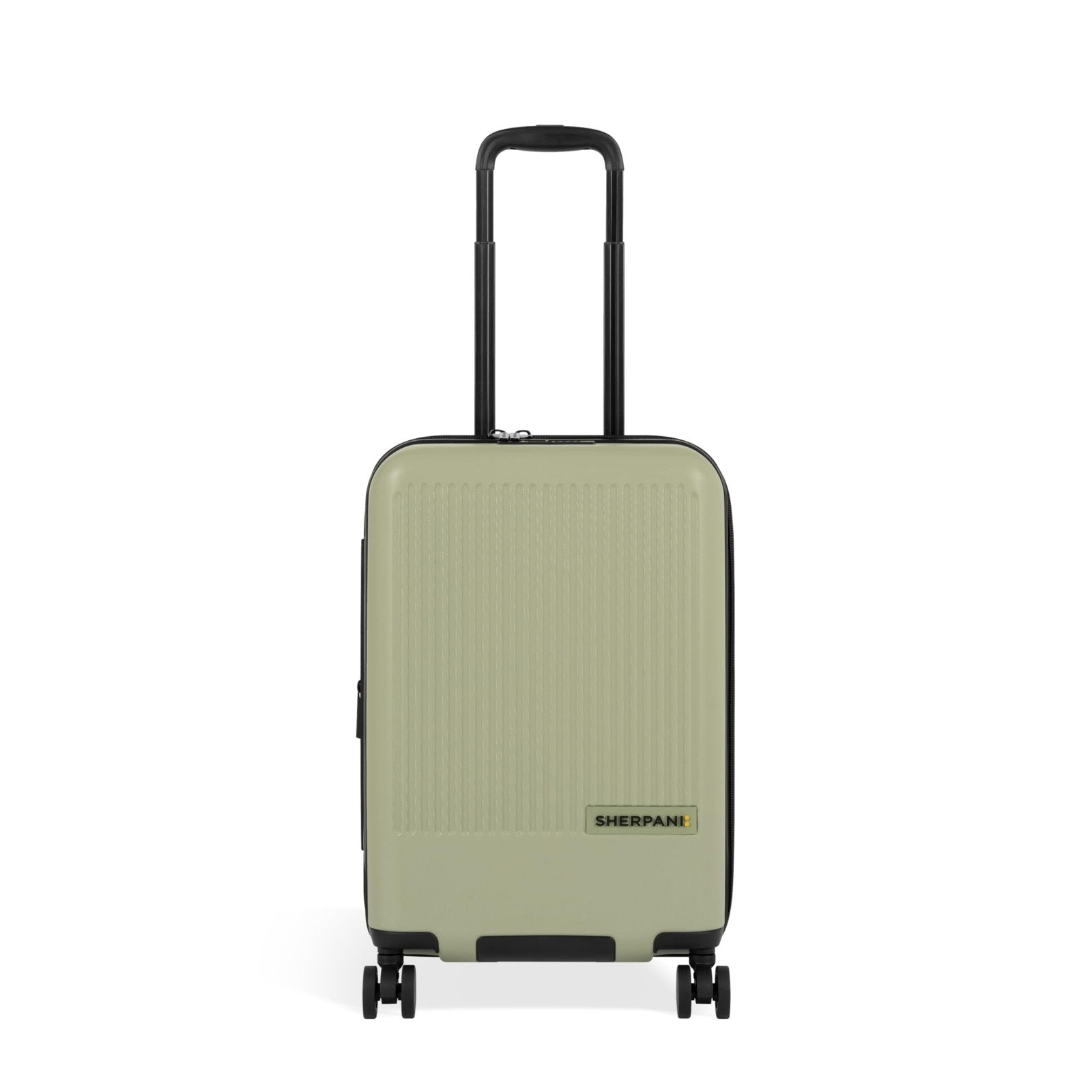 Sherpani Meridian, 22 Inch Carry On Luggage Airline Approved, Rolling Hardside Suitcase 22x14x9, Hard Shell Luggage with Double Spinner Wheels, Expandable Suitcase for Men Women, Travel Gift (Matcha)