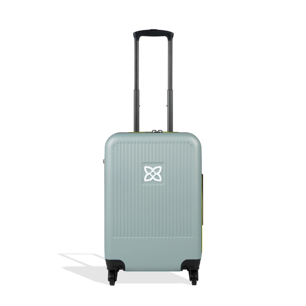Sherpani Meridian, 22 Inch Carry On Luggage Airline Approved, Rolling Hardside Suitcase 22x14x9, Travel Luggage for Women, Expandable Suitcase, Travel Gift (St. Lucia)