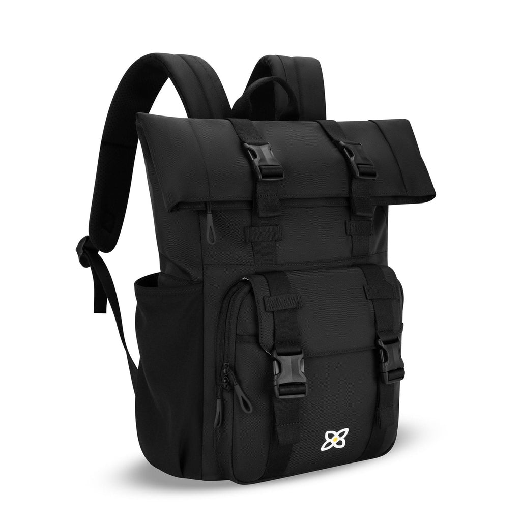 Sherpani Sedona, Travel Backpack Purse, Laptop Backpack, Recycled Nylon Backpack, Fits 15 Inch Laptop (Raven)