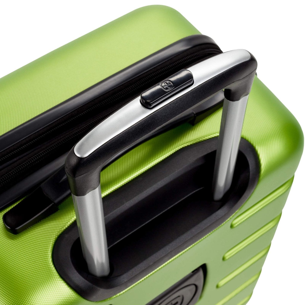 SwissGear 7366 Signature Hardside Expandable Luggage with Spinner Wheels, TSA Lock, Cup - Holder, Green, 3 - Piece Set (19/23/27)
