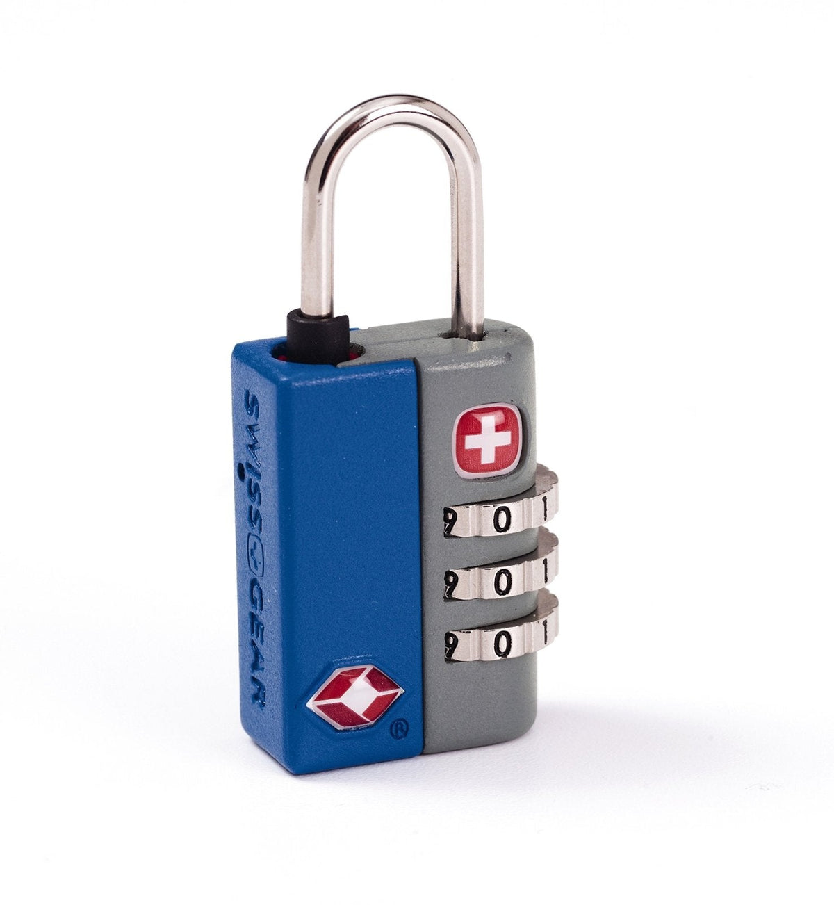 SwissGear TSA - Approved Travel Sentry Combination Luggage Lock with Resettable Combo and Inspection Indicator, Blue, One Size