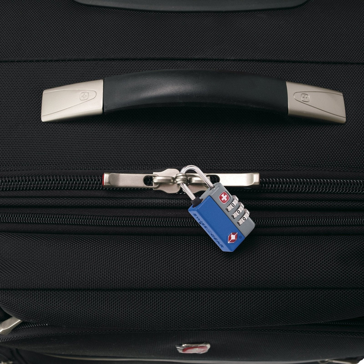 SwissGear TSA - Approved Travel Sentry Combination Luggage Lock with Resettable Combo and Inspection Indicator, Blue, One Size