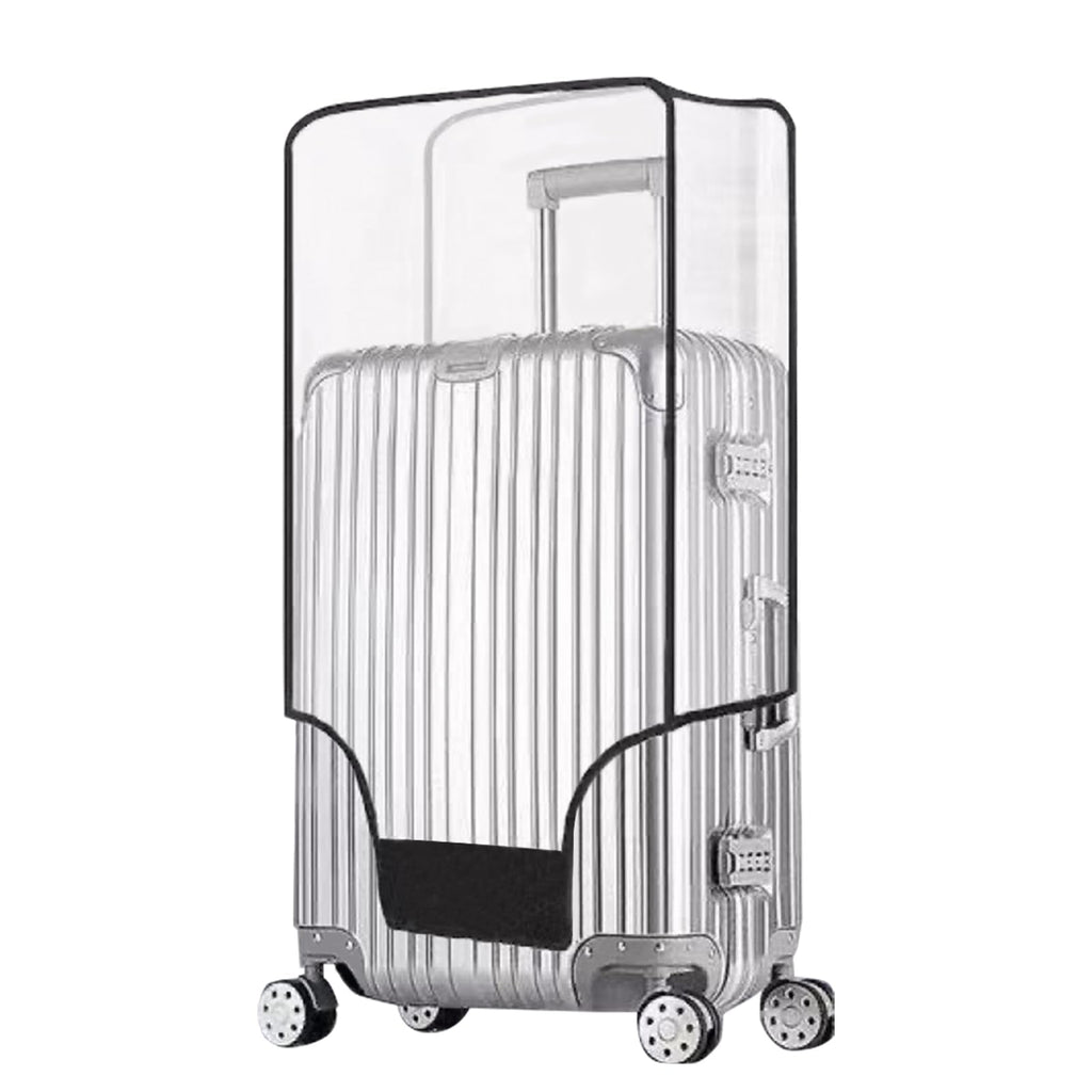 Tangaburu Clear Suitcase Cover - 20 24 26 28 30 Inch Waterproof PVC Suitcase Cover - Transparent Travel Suitcase Wrap - Protective Cover Case for Wheeled Luggage (20-Inch)