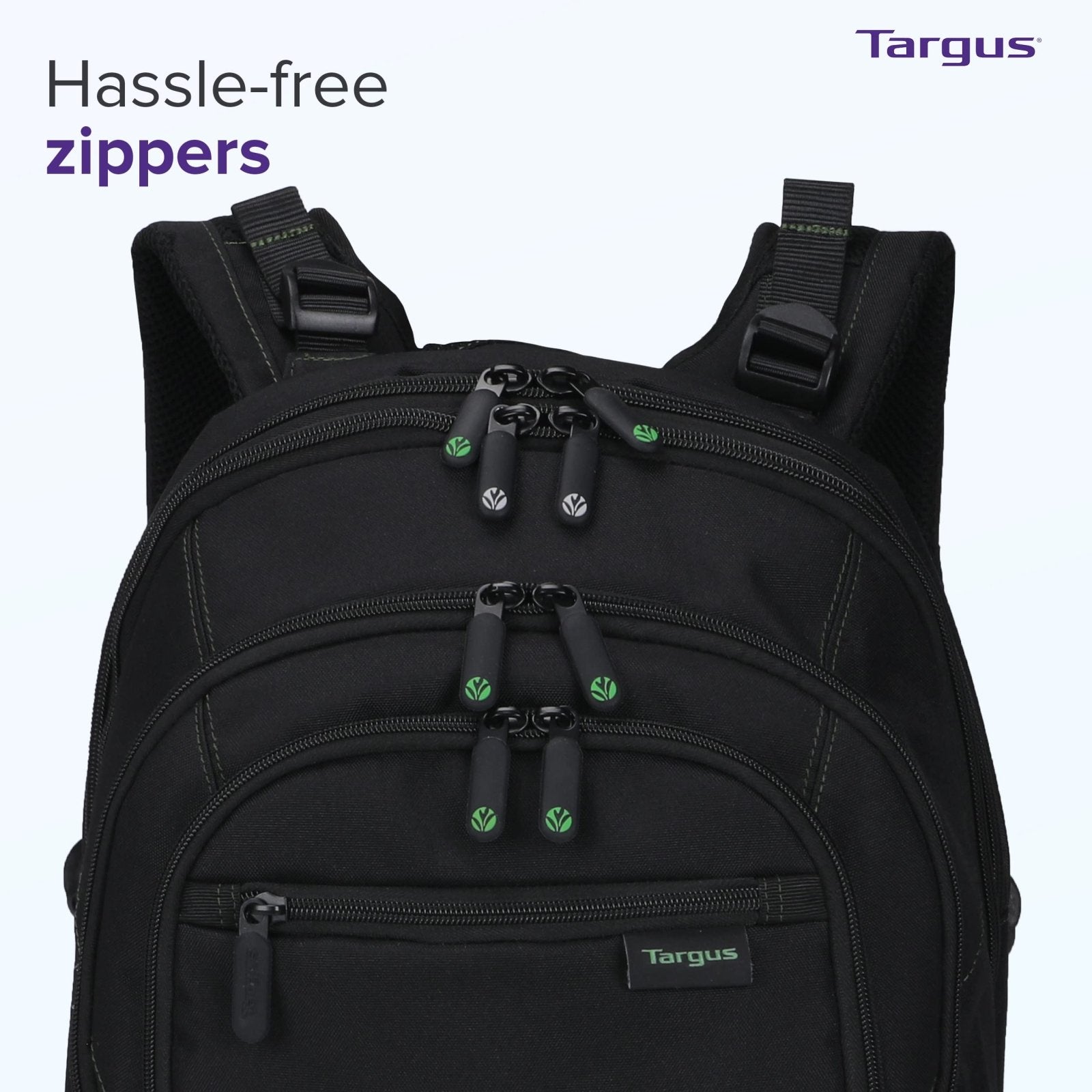 Targus Spruce EcoSmart Travel Laptop Backpack for 17 inch Laptops, TSA - Friendly Carry On Backpack Laptop Bag for Work and Travel, Black (TBB019US)
