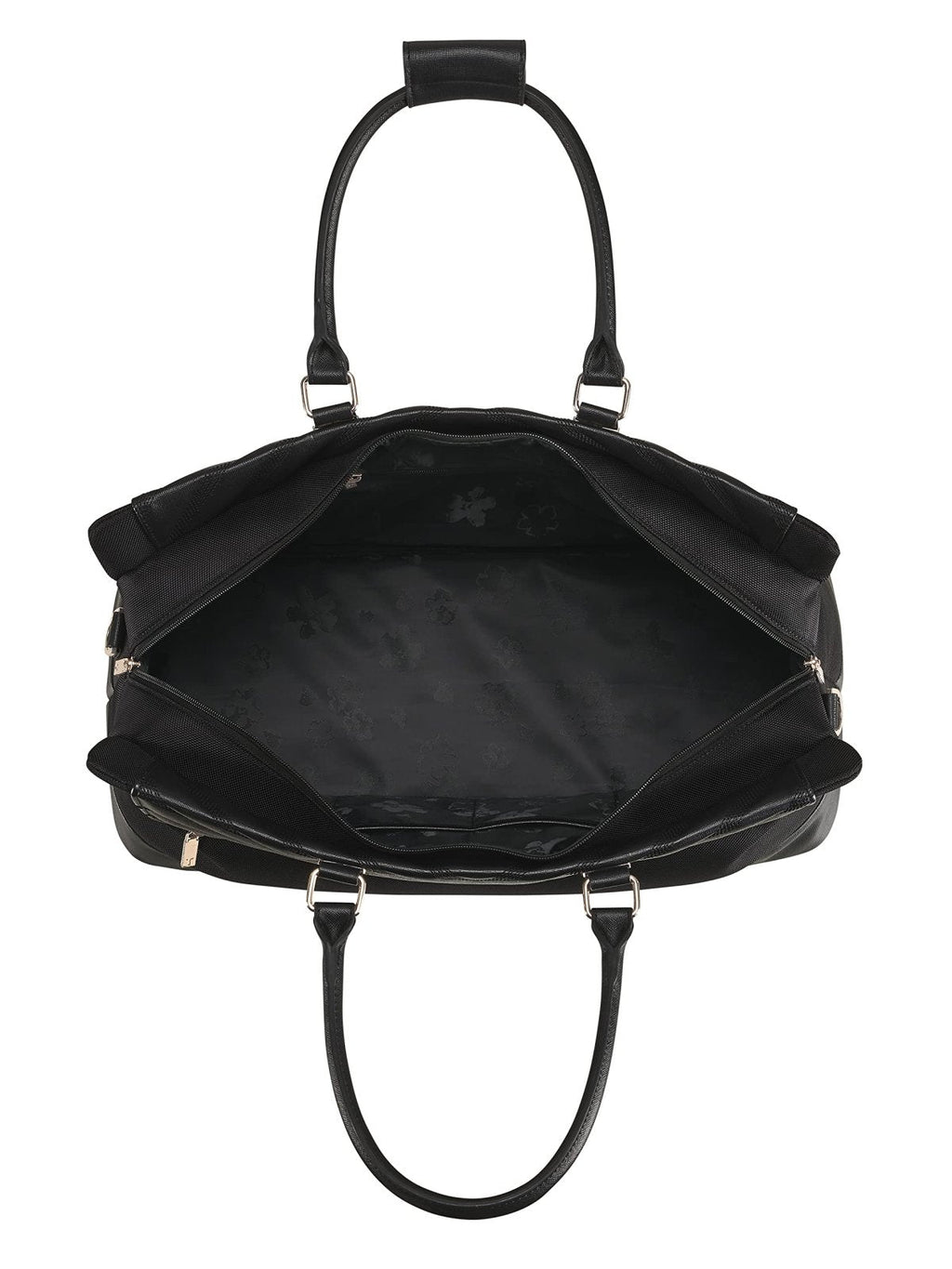 Ted Baker Albany Eco Softside Lightweight Fashion Spinner Luggage Suitcase (Small Clipper, Black)