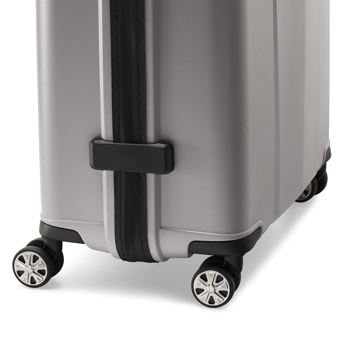 Ted Baker Flying Colours Hardside Trolley 4 Wheel Spinner, TSA Lock, Lightweight Suitcase, Men and Women (Frost Grey, 25 - Inch Checked - Medium)
