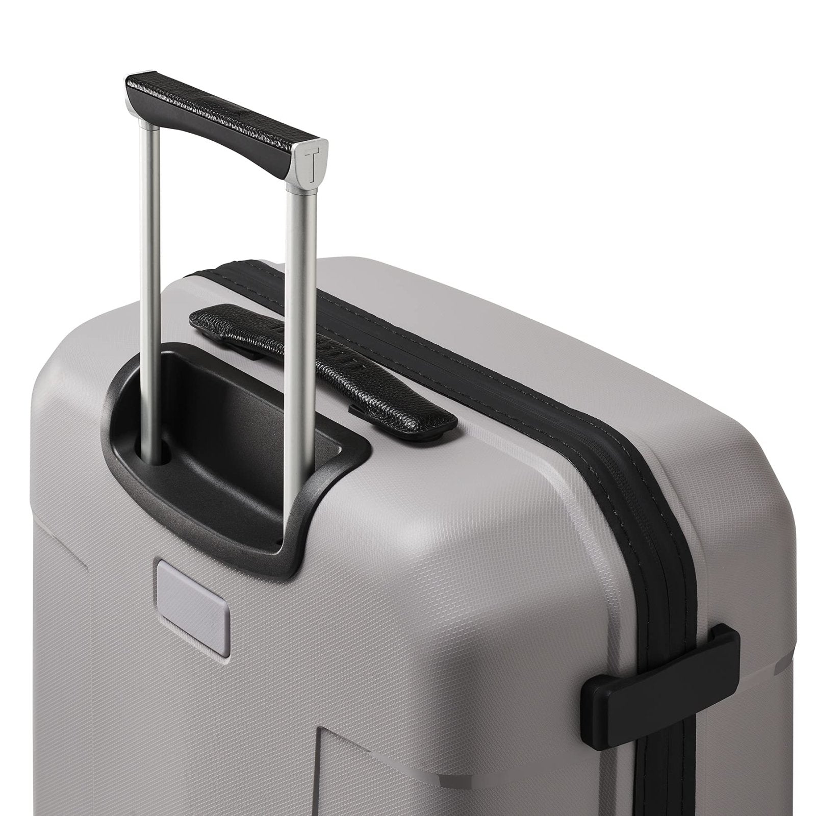 Ted Baker Flying Colours Hardside Trolley 4 Wheel Spinner, TSA Lock, Lightweight Suitcase, Men and Women (Frost Grey, 25 - Inch Checked - Medium)