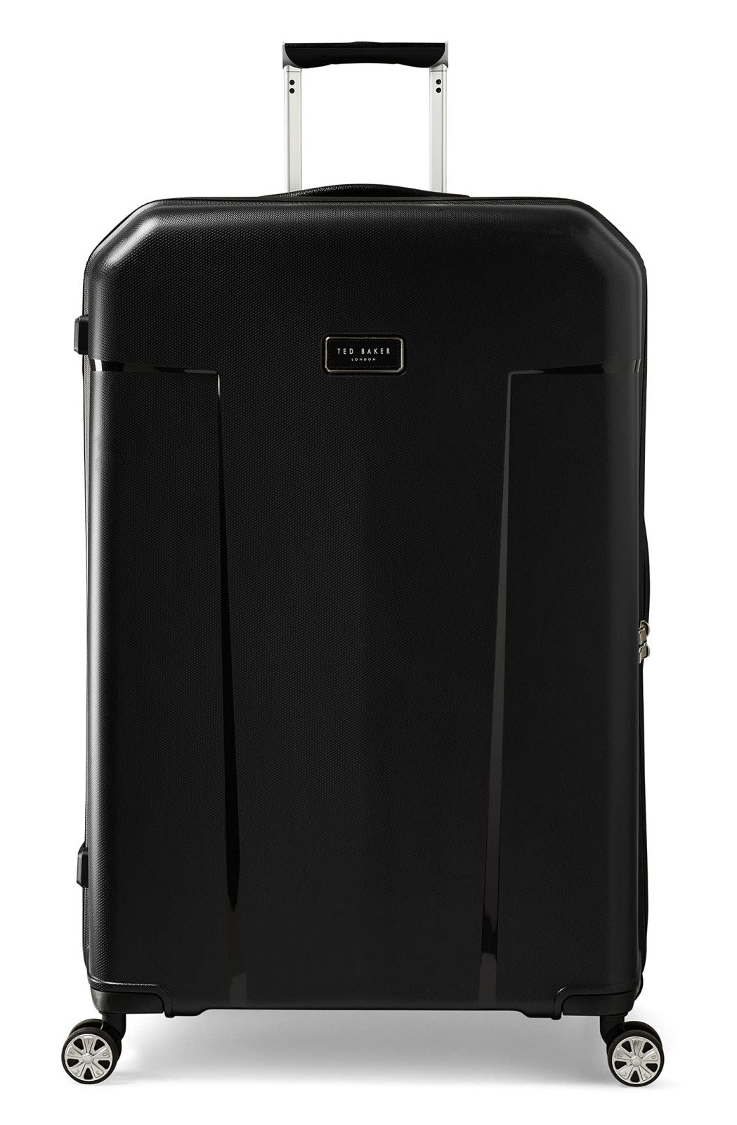 Ted Baker Flying Colours Hardside Trolley Collection, Jet Black, L, Luggage