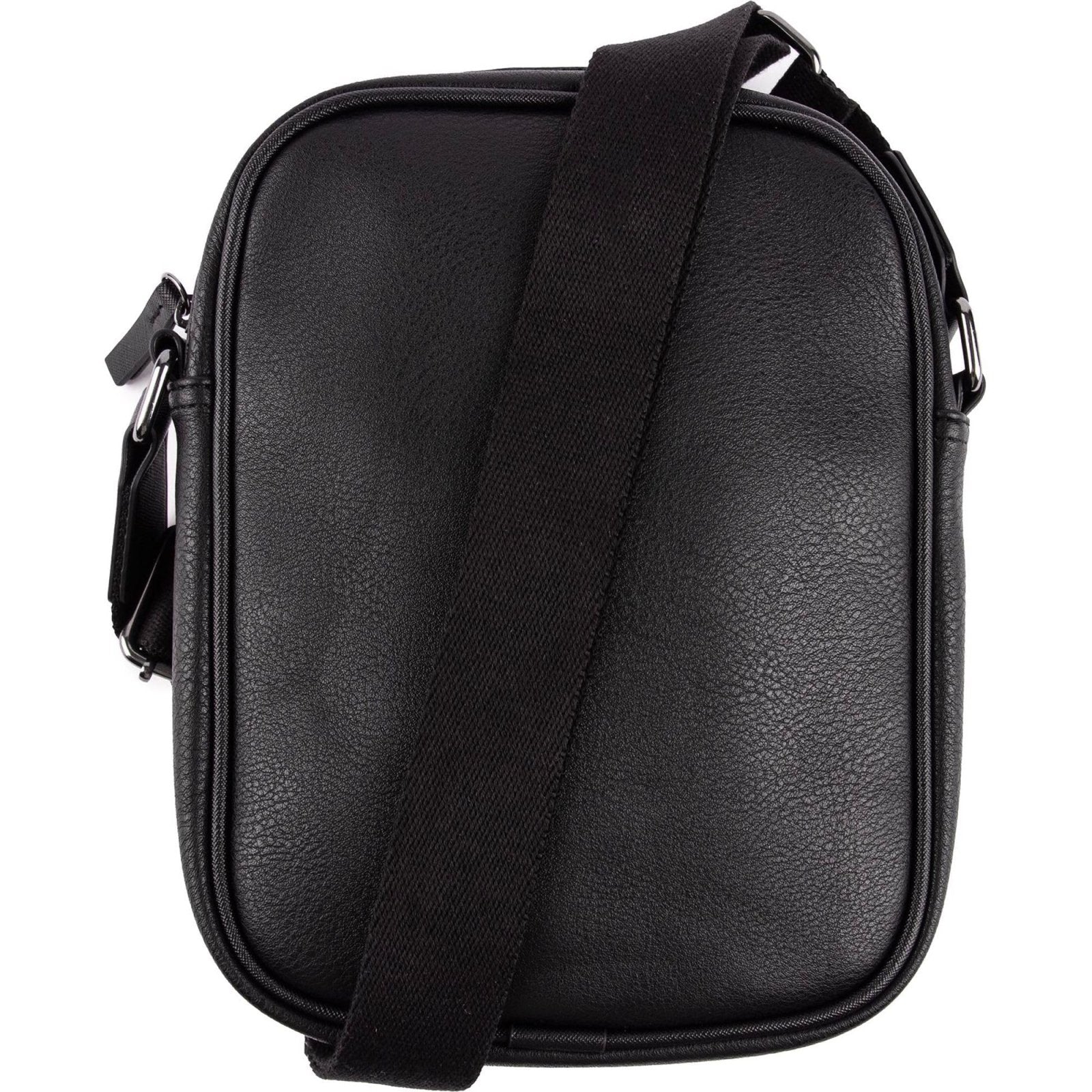 Ted Baker Mens House Check Pu Flight Bag WAYDON, Black