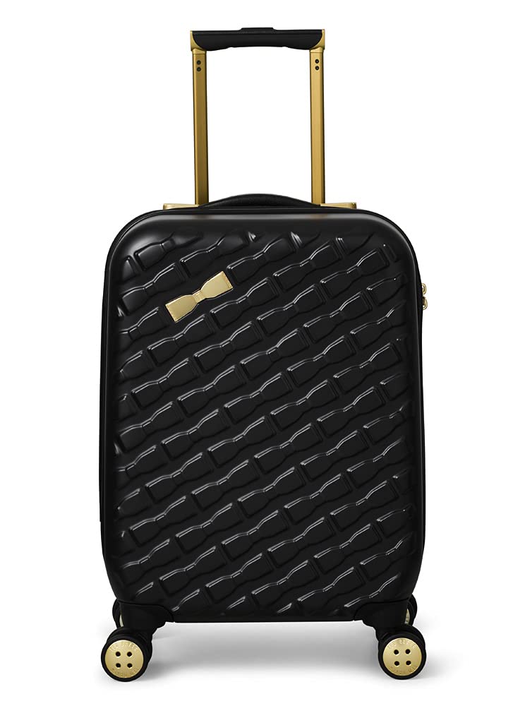 Ted Baker Women's Belle Fashion Lightweight Hardshell Spinner Luggage, Black, Carry-On 21-Inch, Luggage
