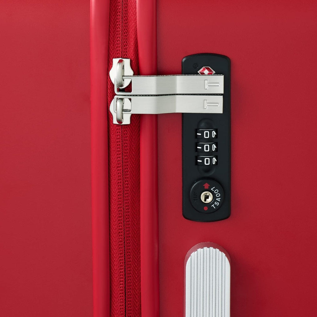 Ted Baker Women's Belle Fashion Lightweight Hardshell Spinner Luggage (Red, Checked - Large 30 - Inch)