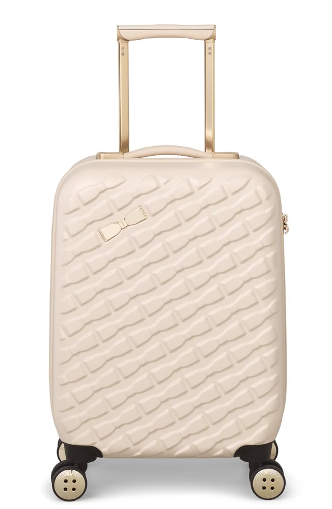 Ted Baker Women's Belle Fashion Lightweight Hardshell Spinner Luggage, Sand Dollar, Checked-Medium 27-Inch, Luggage