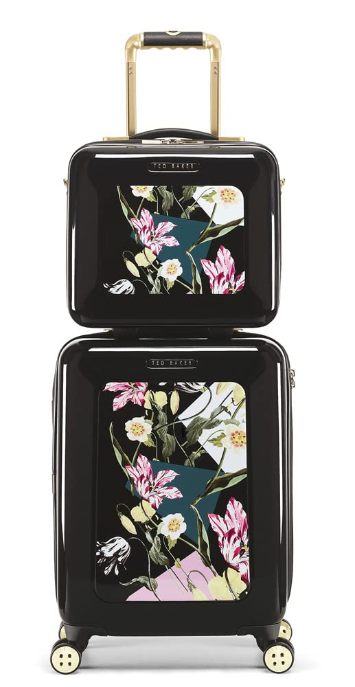 Ted Baker Women's Hardside Lightweight Spinner Luggage (Spiced Floral, Vanity Case)