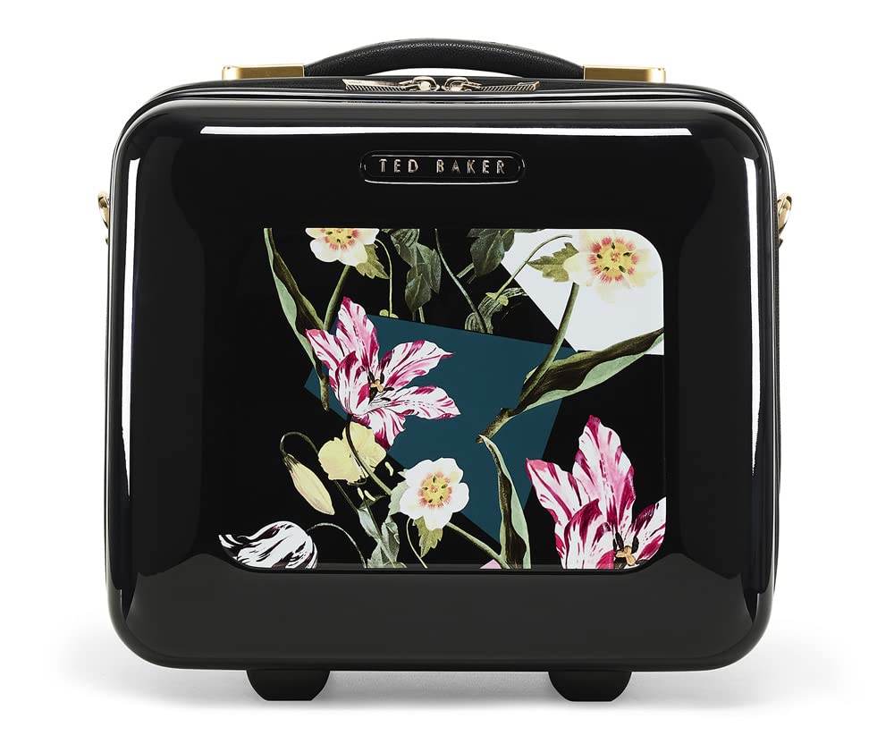 Ted Baker Women's Hardside Lightweight Spinner Luggage (Spiced Floral, Vanity Case)
