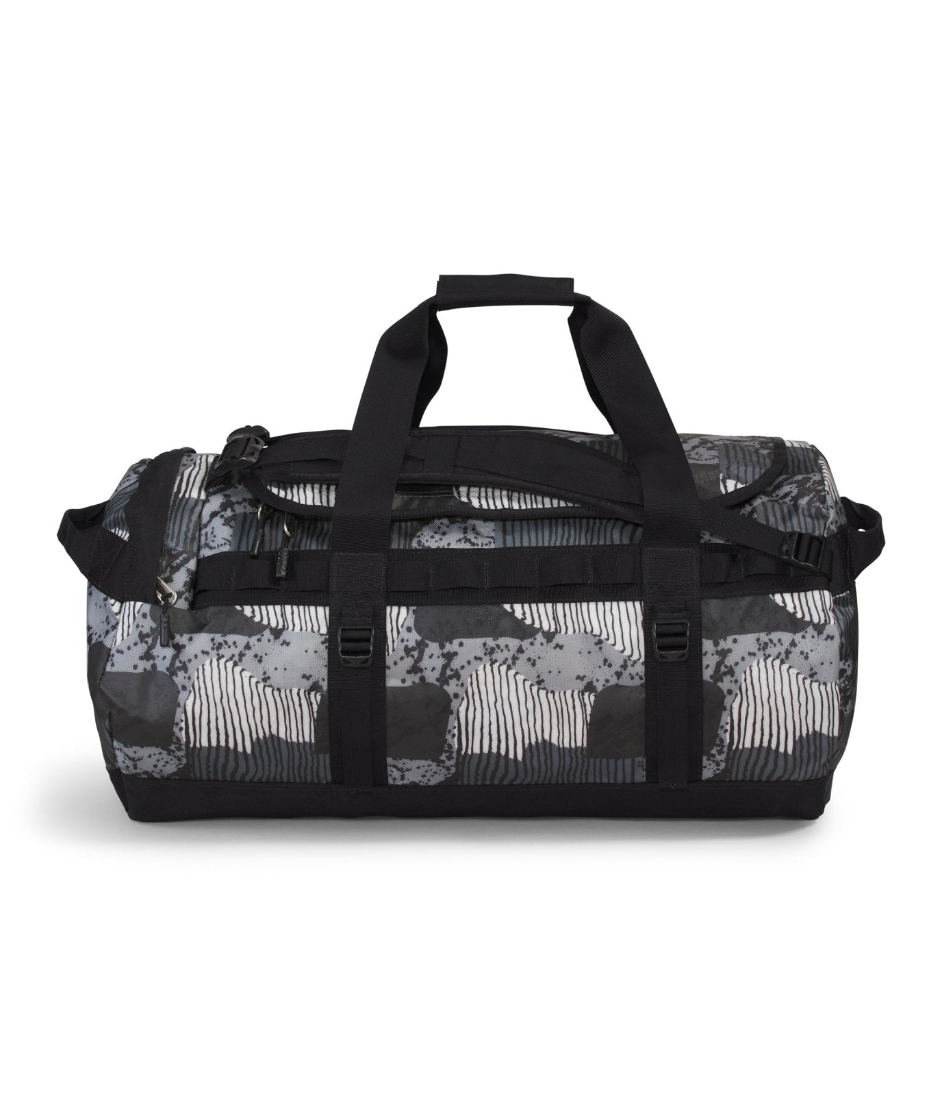 THE NORTH FACE Base Camp Duffel—M, Asphalt Grey Abstract Yosemite Print/TNF Black, One Size
