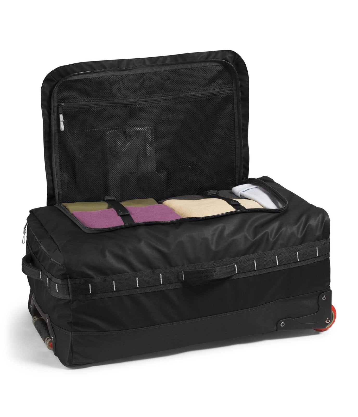 THE NORTH FACE Base Camp Voyager Roller, TNF Black/TNF White - NPF, 94 Liters