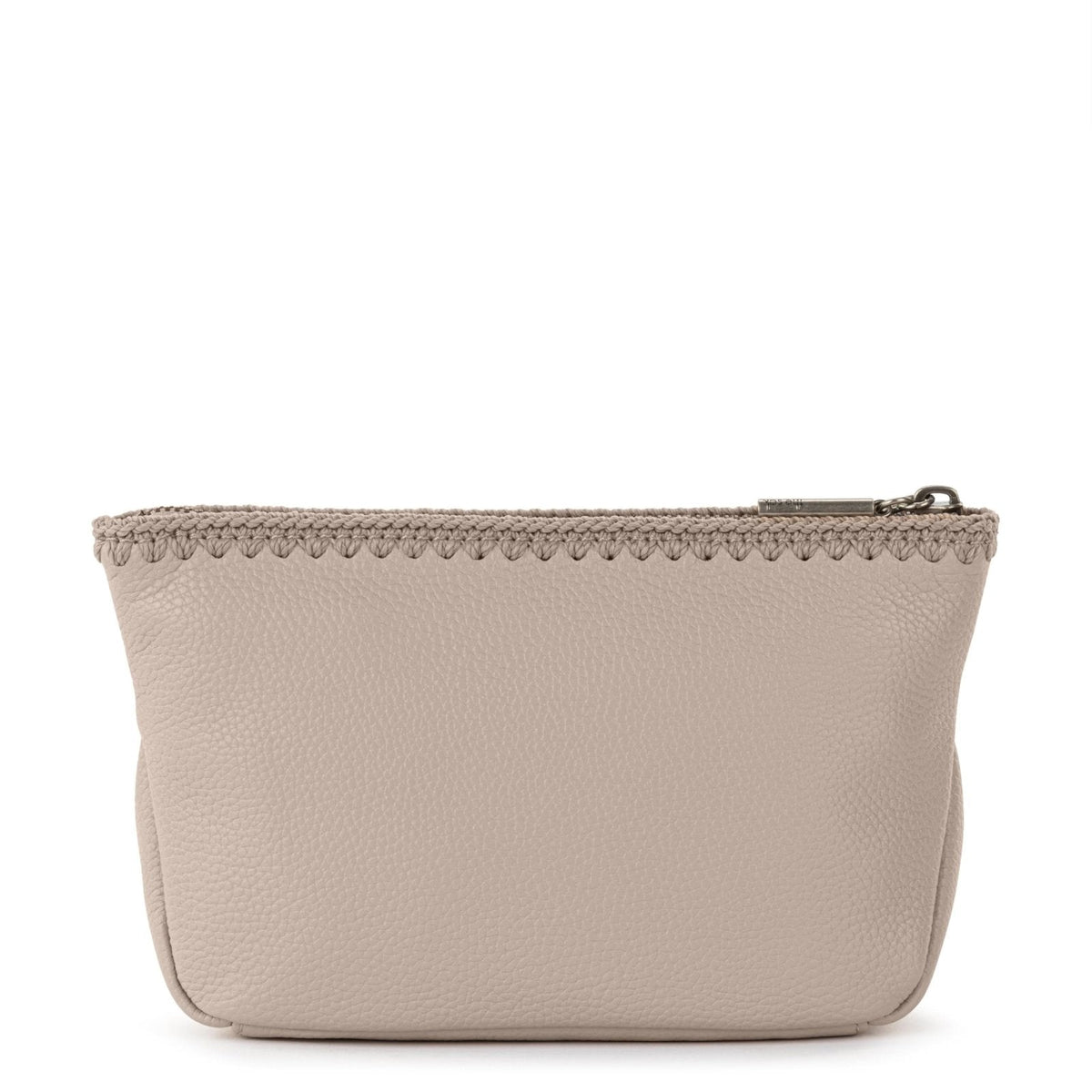 The Sak Essential Medium Pouch - Hand - Crochet Small Travel Bag - Carry All Internal Bag Zipper Closure & Internal Pockets