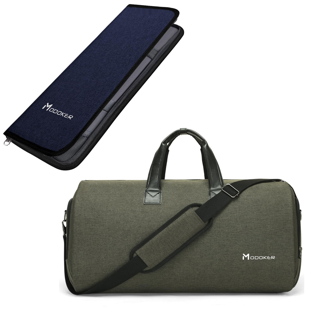 Tie Case Bag and Convertible Garment Duffel Bag