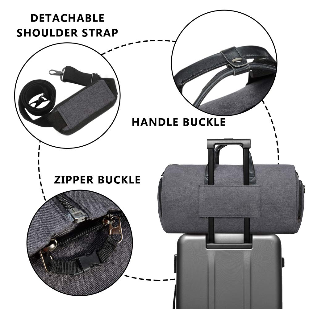 Tie Case Bag and Convertible Garment Duffel Bag