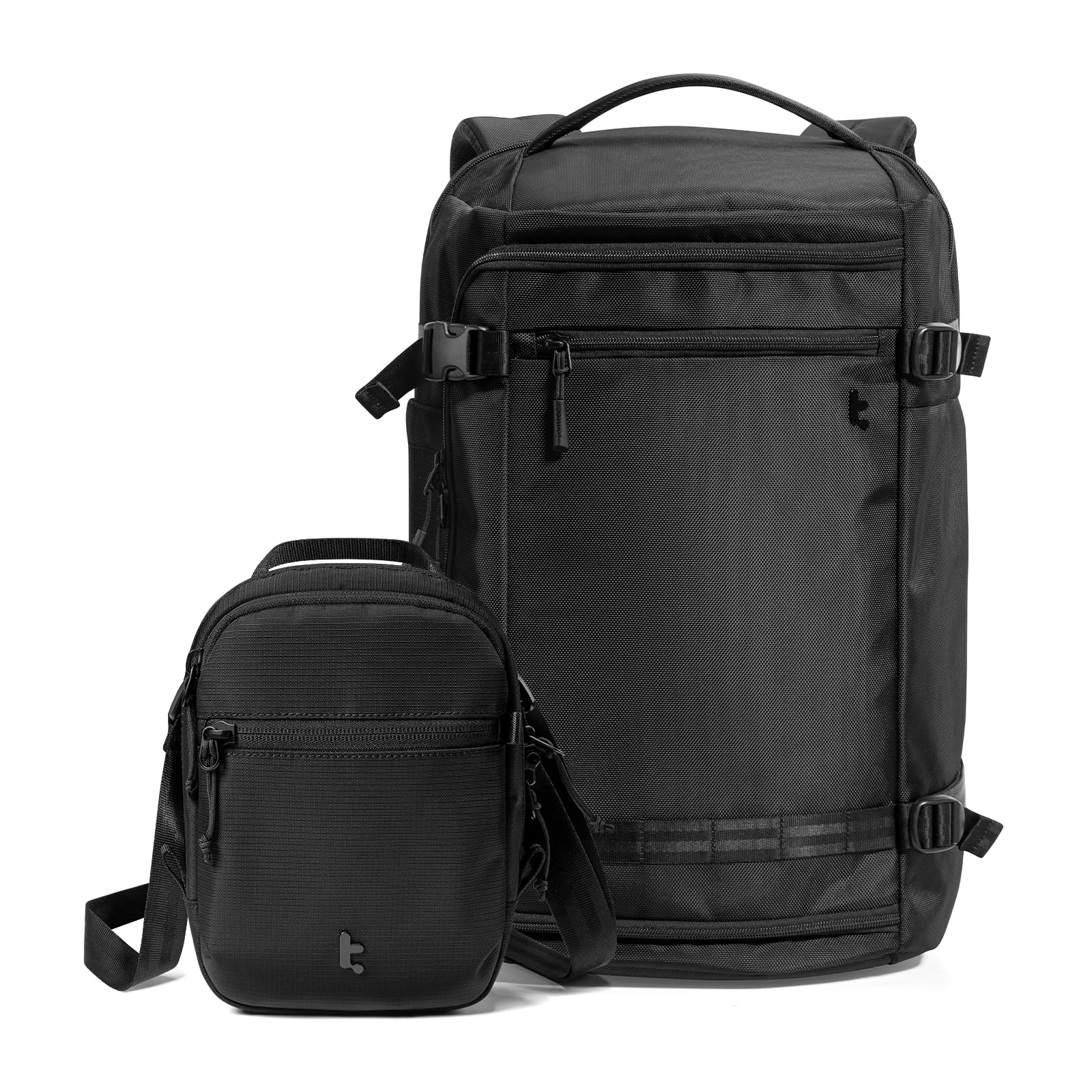 tomtoc T67 Travel Backpack 38L & Aviator-T37 Travel Crossbody RFID Blocking Bag, Travel Companion, Perfect for Organizing Essentials