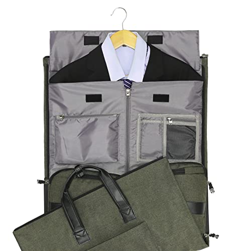 Travel Garment Bag,45L convertible garment bag carry on for hanging clothes