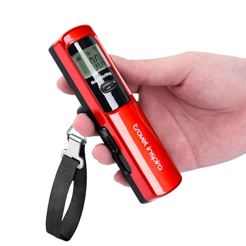travel inspira Battery-Free Luggage Scale 110lb/50kg Digital Portable