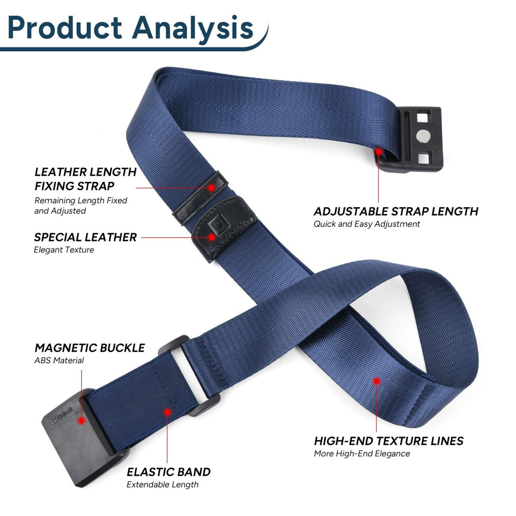 Travel Inspira Magnetic Quick - Release Travel Belt for Luggage Strap - Hands - Free, Lightens Load, Secures Multiple Bags, Adjustable & Lightweight for Effortless Travel