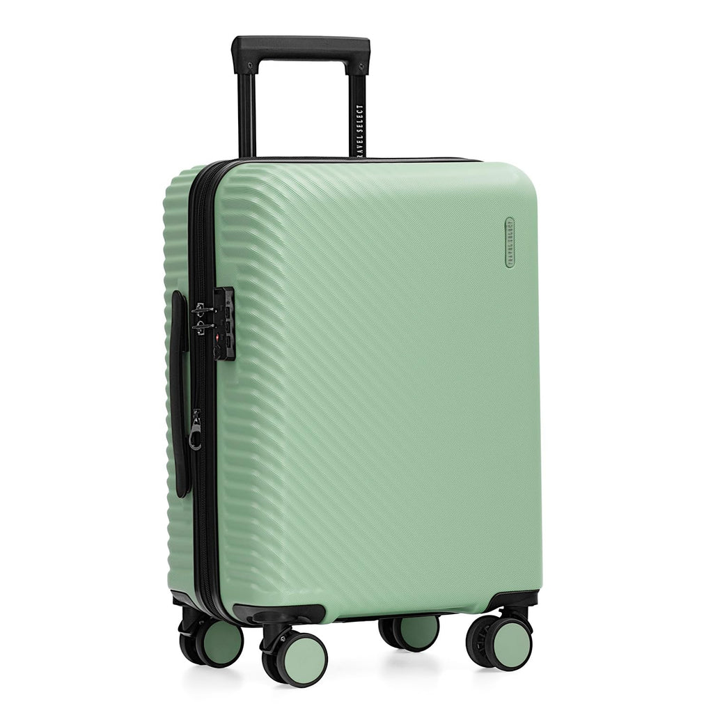 Travel Select Bridgetown Hardside Expandable Luggage w/TSA Lock, Light Green, 21-Inch Carry-on