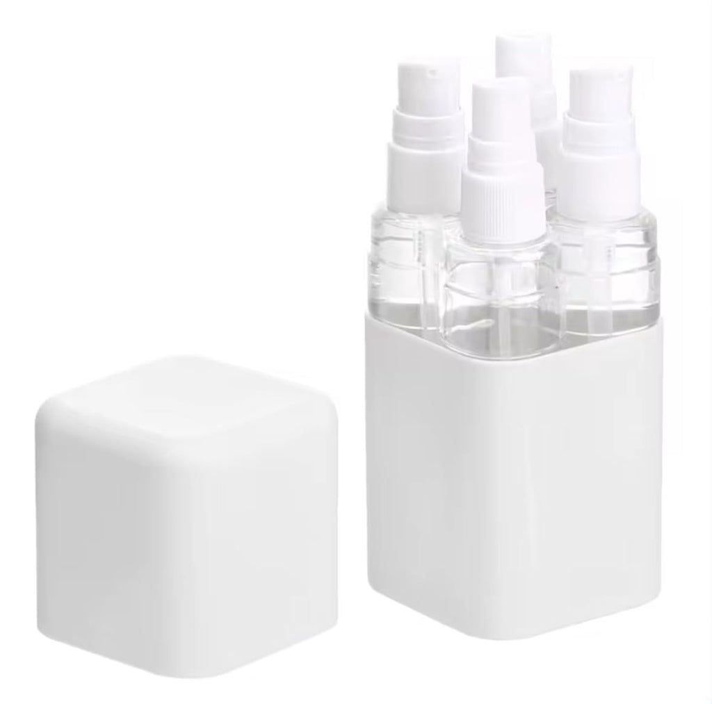 Travel Size Toiletry Bottles Set, TSA Approved, 1.69 oz, Leak-Proof, BPA-Free Plastic, 4-Pack, (GREY)