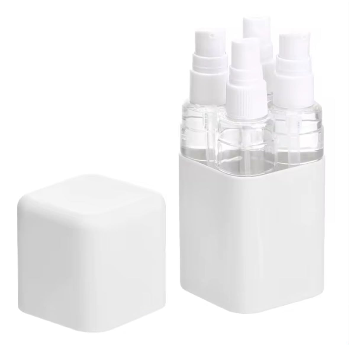 Travel Size Toiletry Bottles Set, TSA Approved, 1.69 oz, Leak-Proof, BPA-Free Plastic, 4-Pack, (GREY)