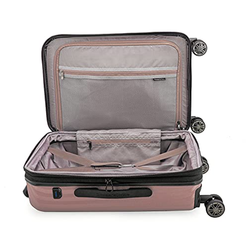 Traveler's Choice Dana Point Hardside Expandable Luggage with Spinner Wheels, Rose Gold, 3 - Piece Set