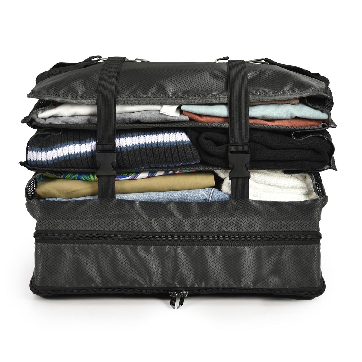 Traveler's Choice Expandable Suitcase Organizer with Compression, Space - Saving Design & Quick - Hang Hooks