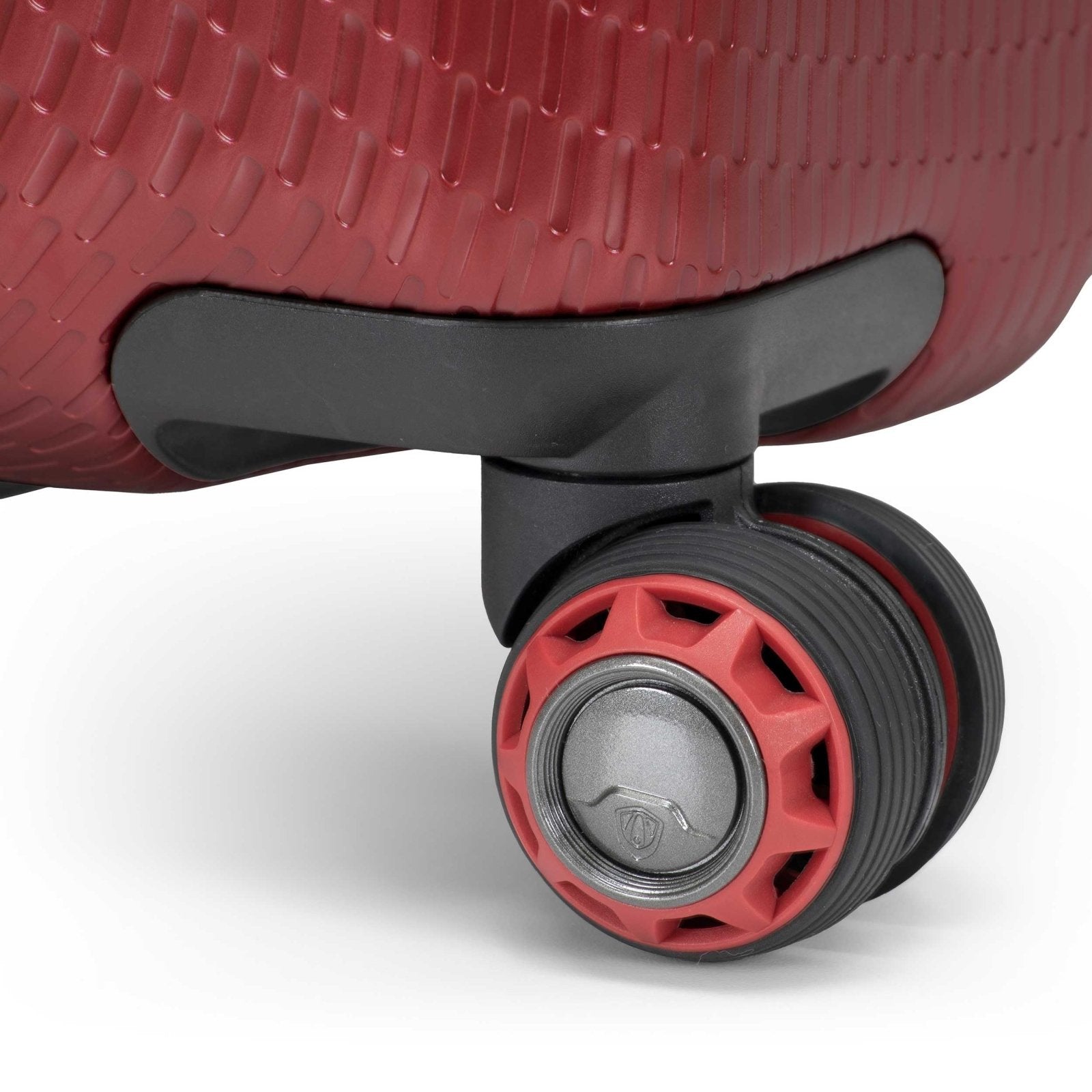 Traveler's Choice Maxporter II Polycarbonate Hardside Trunk with Spinner Wheels, Red, 22 - Inch Carry - on Luggage