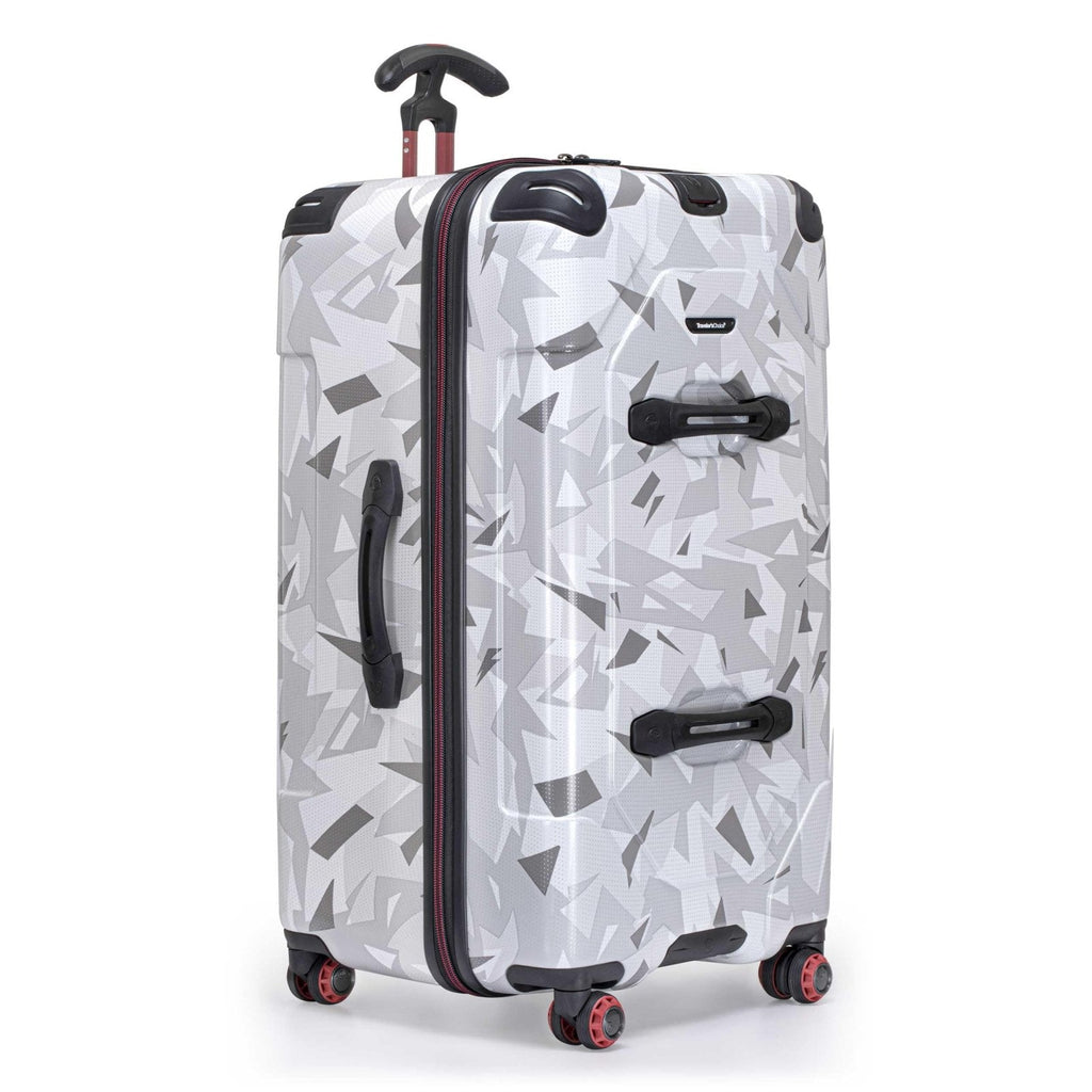 Traveler's Choice Maxporter II Polycarbonate Hardside Trunk with Spinner Wheels, White Camo, 31-Inch Large Trunk