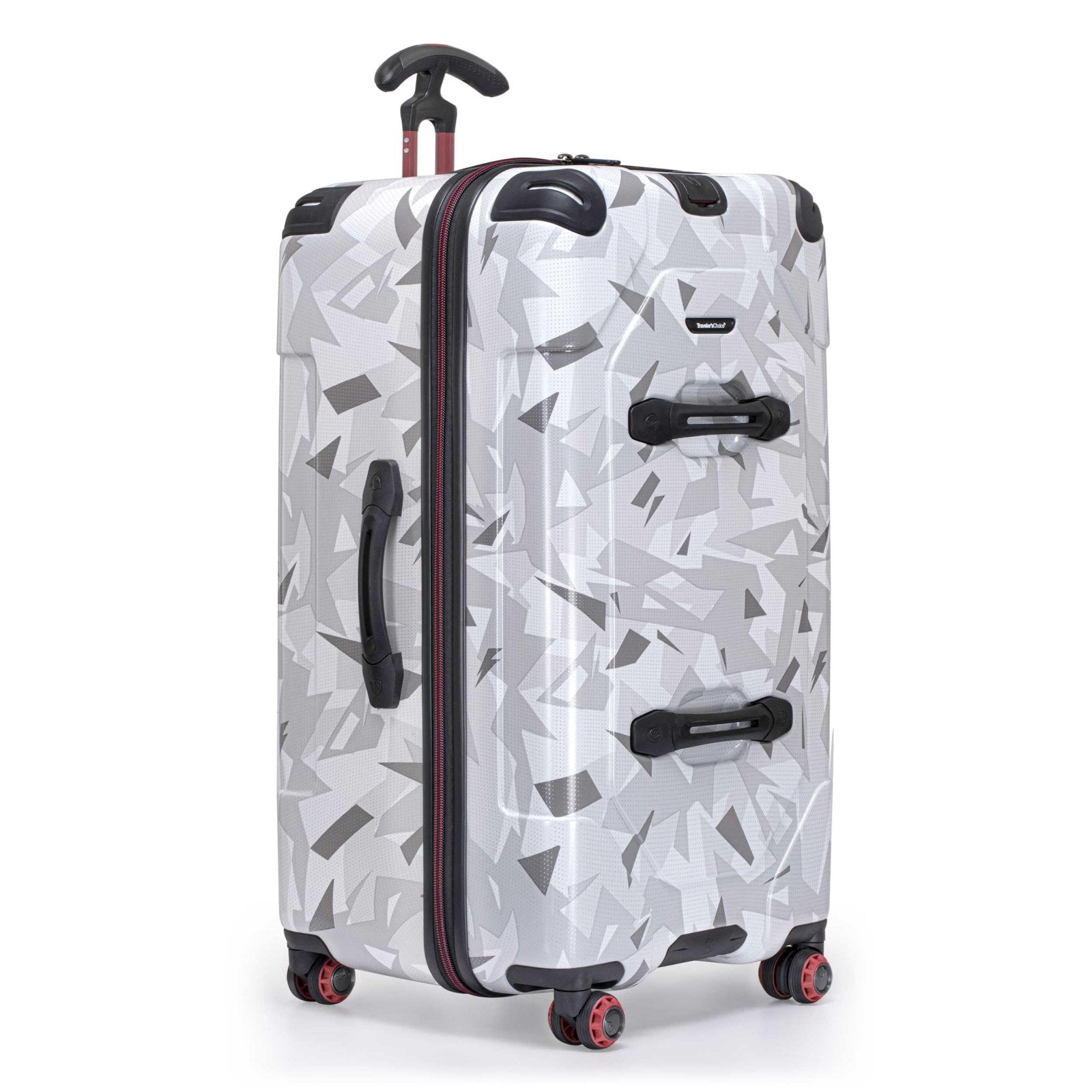 Traveler's Choice Maxporter II Polycarbonate Hardside Trunk with Spinner Wheels, White Camo, 31-Inch Large Trunk