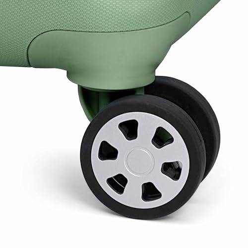 Traveler's Choice Pagosa Hardshell Expandable Luggage with Spinner Wheels, Green, 3 - Piece Set (22/26/30)