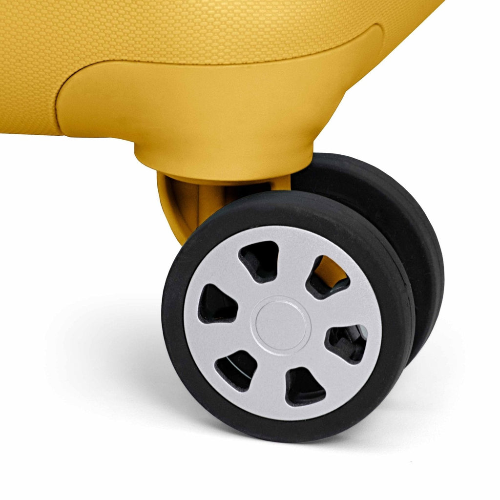 Traveler's Choice Pagosa Hardshell Expandable Luggage with Spinner Wheels, Yellow, 26 - Inch Medium