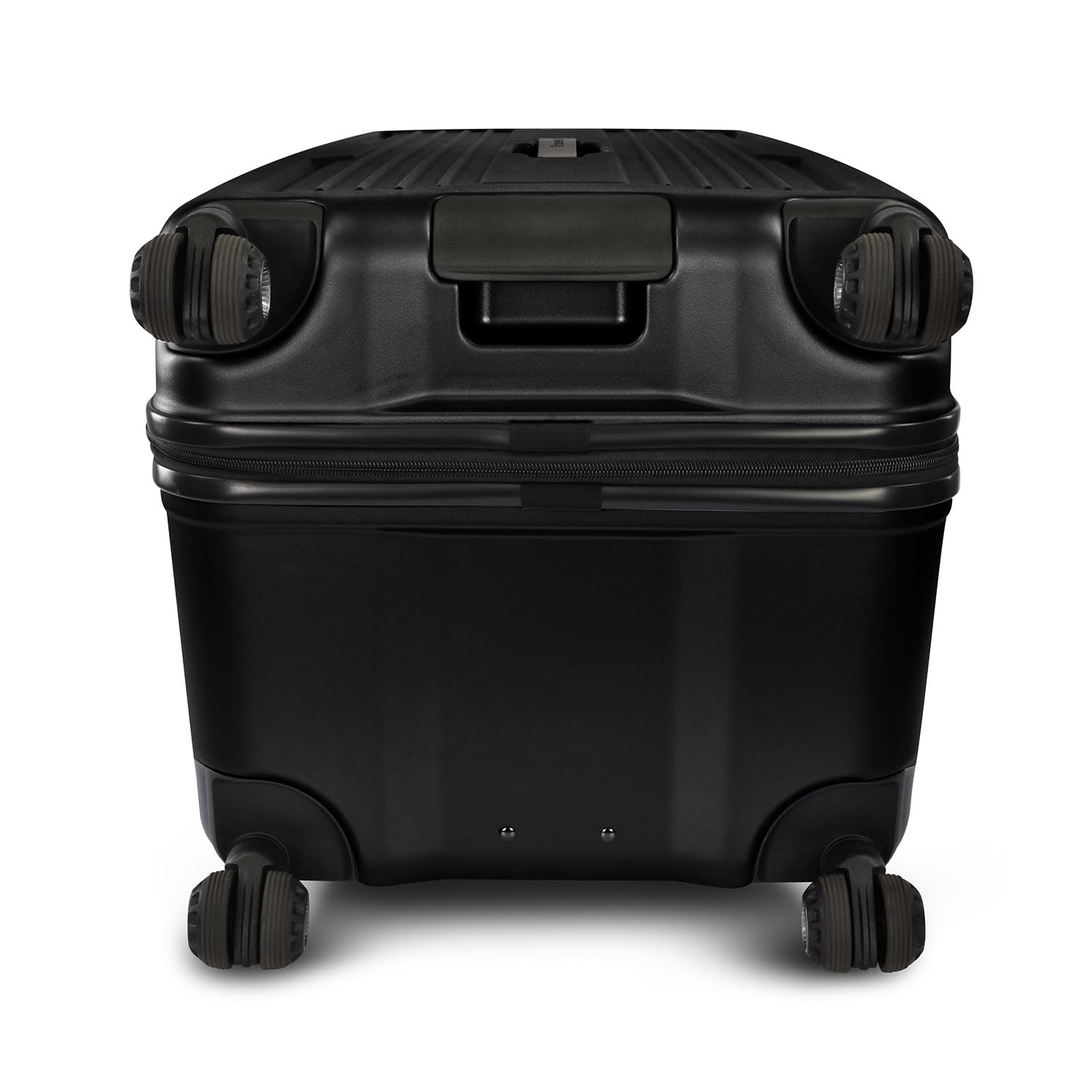 Traveler's Choice Ultimax II Polycarbonate Hardside Luggage with Spinner Wheels, Matte Black, 31 - Inch Large Trunk