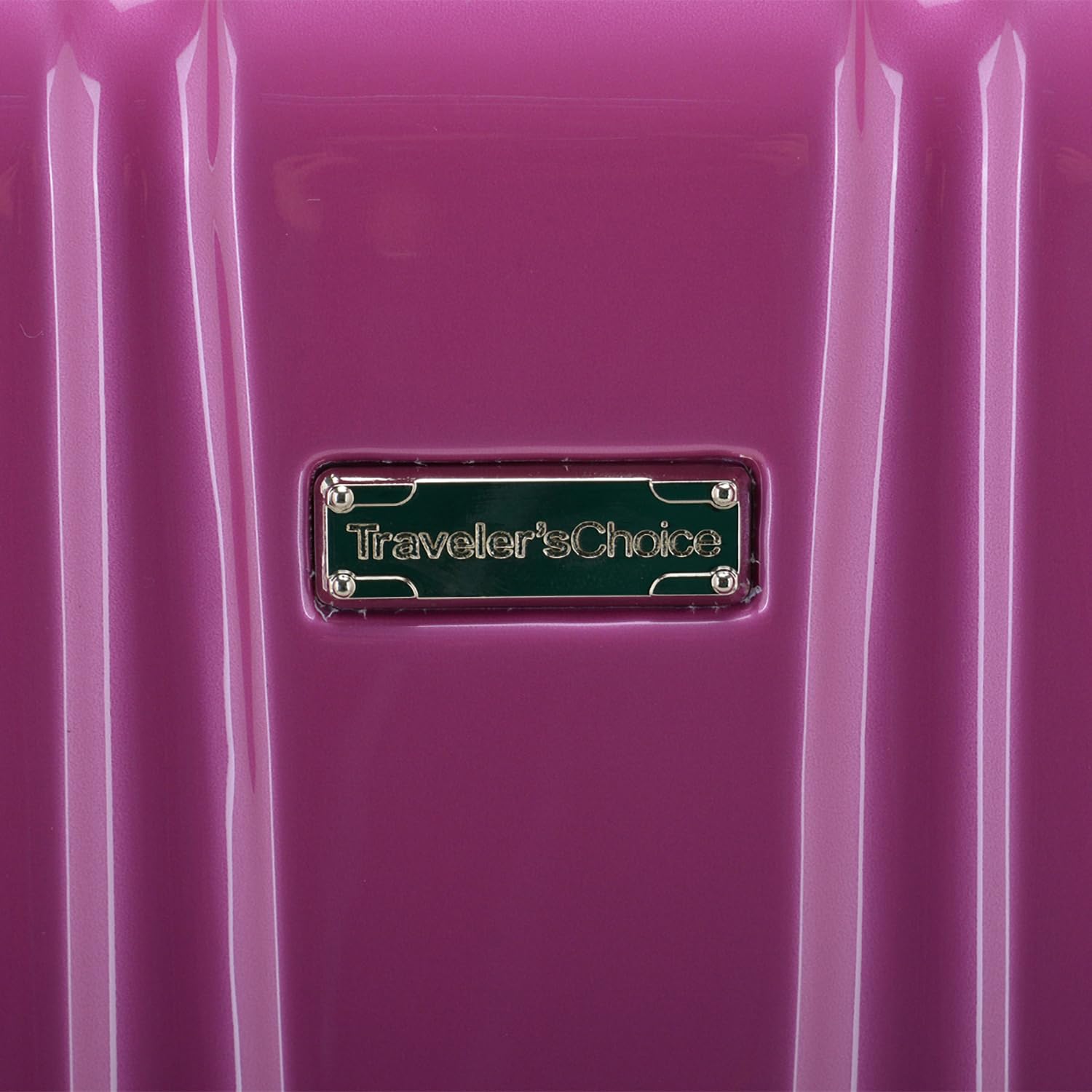 Traveler's Choice Women's Ruma II Expandable Luggage with Spinner Wheels, Ombre Pink, 21" Carry - on