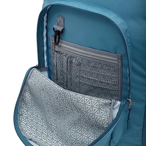 Travelers Club 18" Rolling Backpack with Shoulder Straps, Aqua