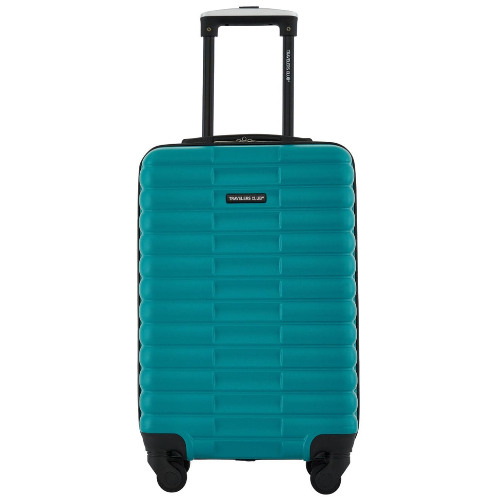 Travelers Club 22-Inch Gilroy Rolling Hardside Carry-On Luggage, Teal Blue