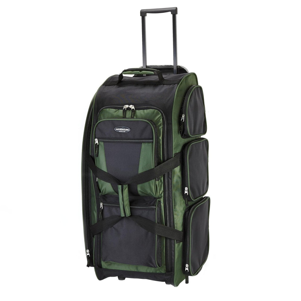 Travelers Club 30" Xpedition Rolling Duffel Bag, Forest Green