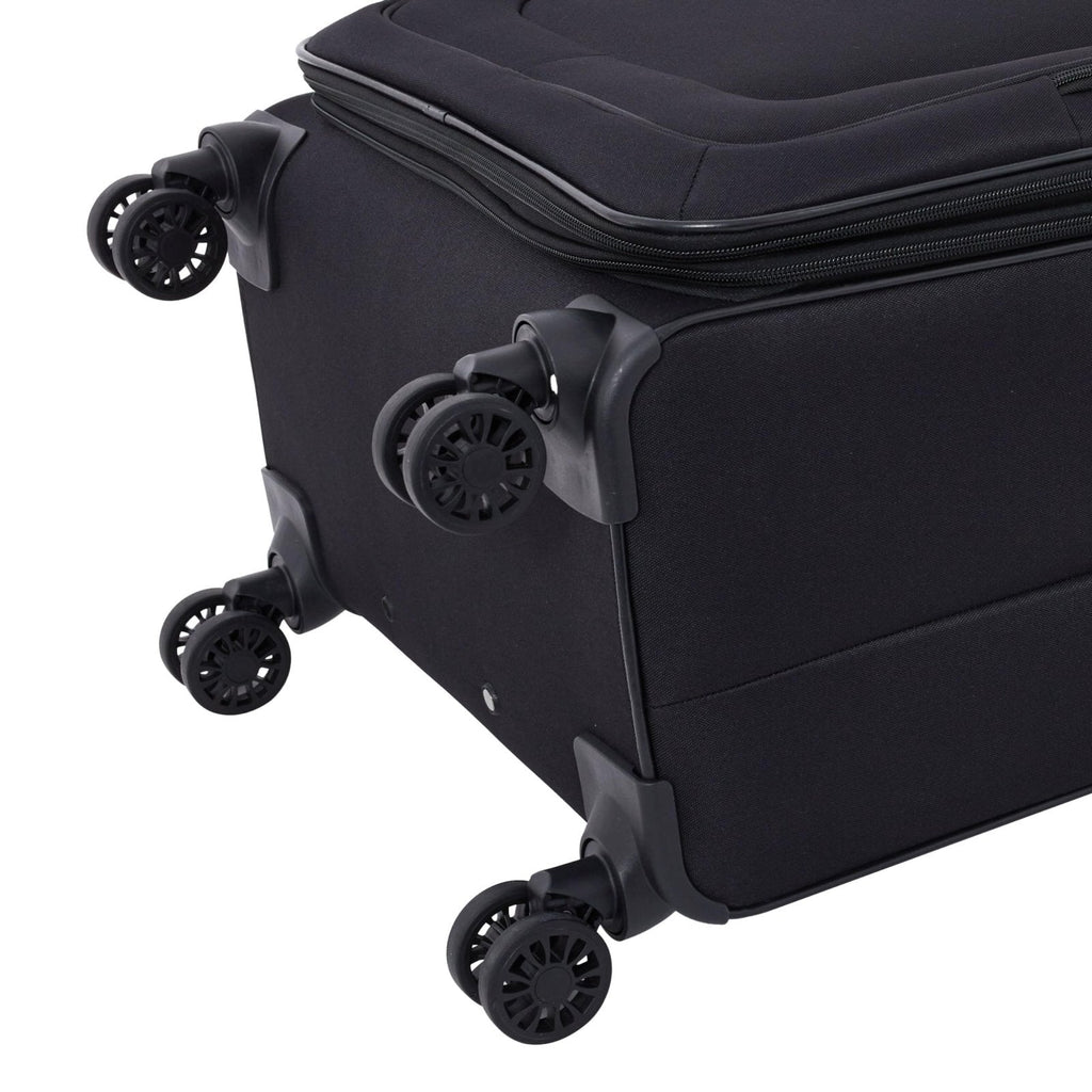 Travelers Club 4 Piece Soulana Luggage & Travel Set, Black
