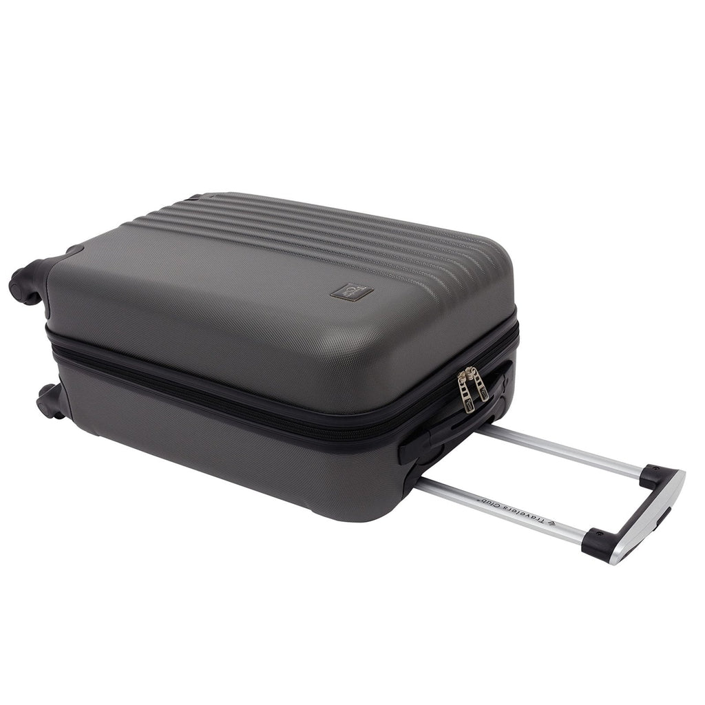 Travelers Club Cosmo Luggage, Charcoal Grey - 2 Piece Set (28"/20")