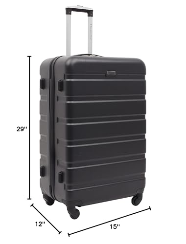 Travelers Club Harper Luggage, Black, 2 Piece Set