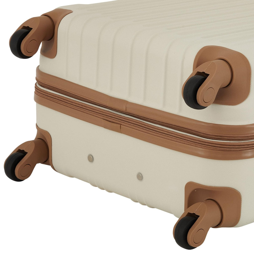 Travelers Club Midtown Hardside 4 - Piece Luggage Travel Set, Vanilla