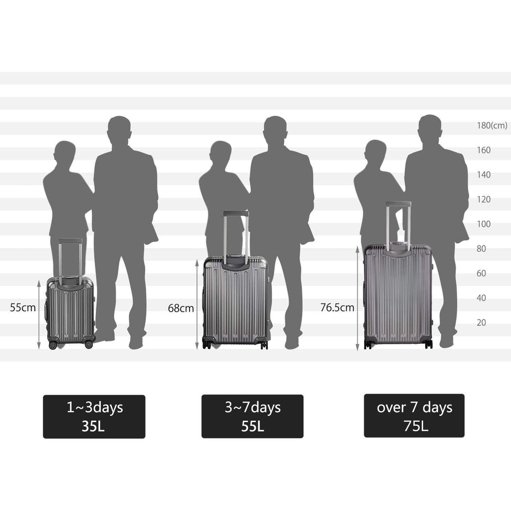 TRAVELKING All Aluminum Luggage Zipperless Hard Shell Suitcase with TSA Lock Spinner Wheels Lightweight Metal Alloy Suitcases (Grey, 28 inch)